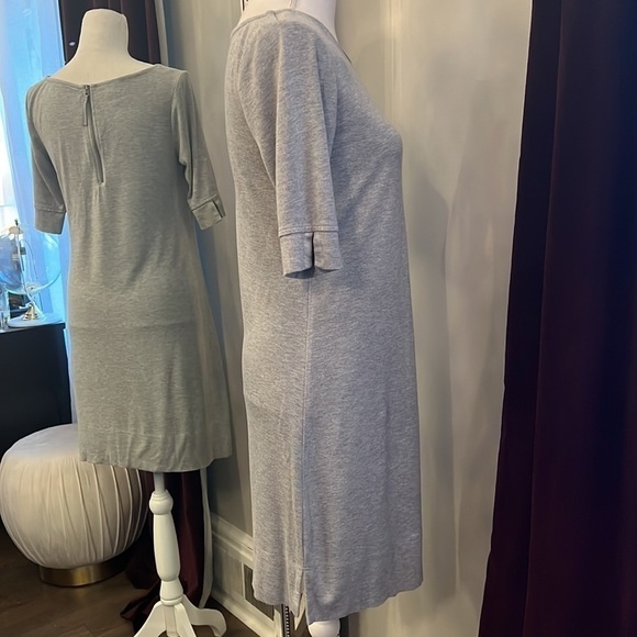 Adrienne Vittadini Gray Shortsleeved Dress Size Small - Picture 6 of 8
